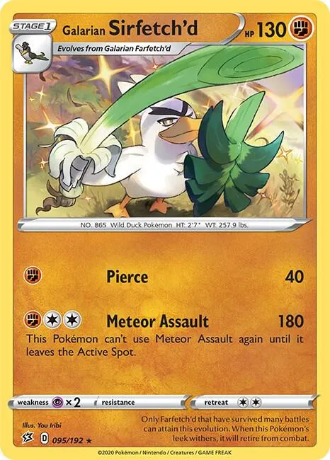 Galarian Sirfetch'd - Reverse Holo