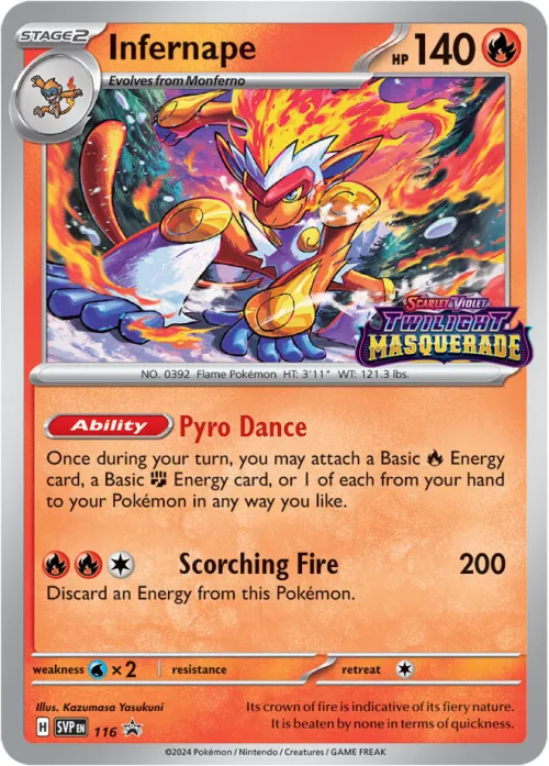 Infernape - Prerelease Staff