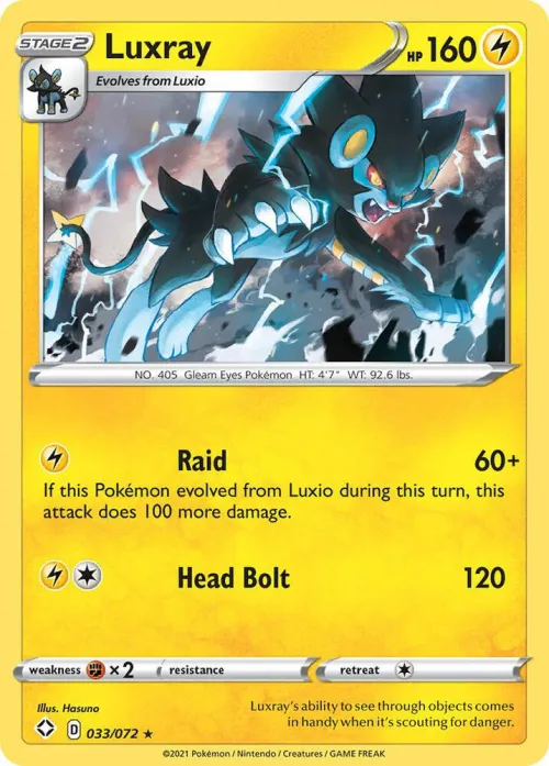 Luxray - Reverse Holo