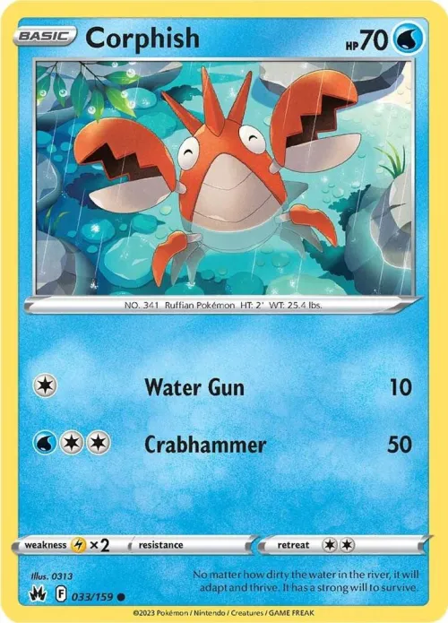 Corphish - Reverse Holo