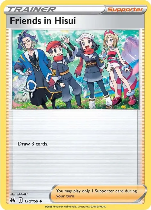 Friends in Hisui - Reverse Holo