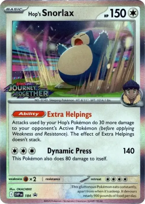 Hop's Snorlax - Staff