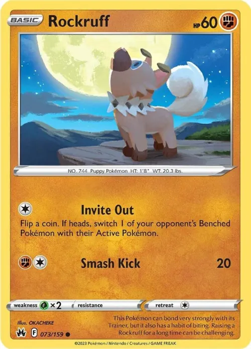Rockruff - Reverse Holo