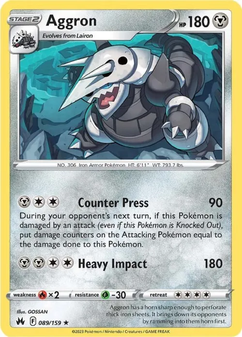 Aggron - Reverse Holo