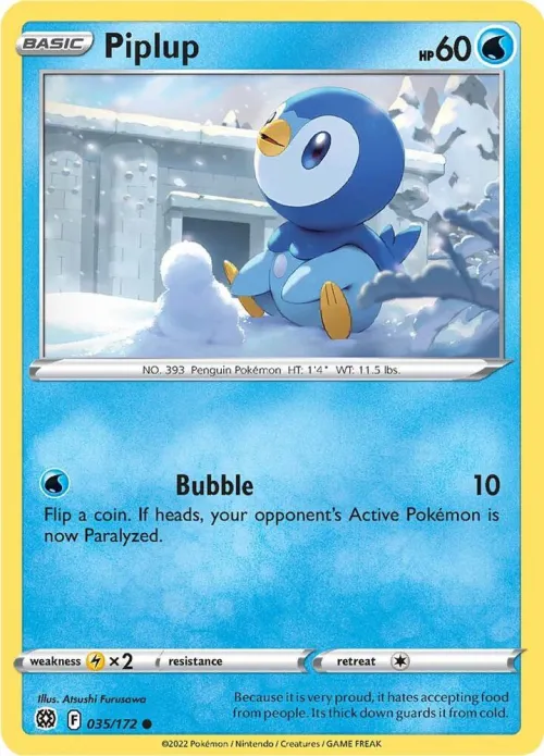 Piplup - Reverse Holo