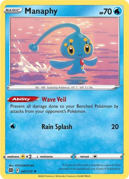 Manaphy - Reverse Holo
