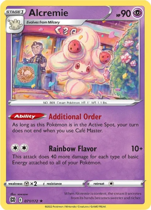 Alcremie - Reverse Holo