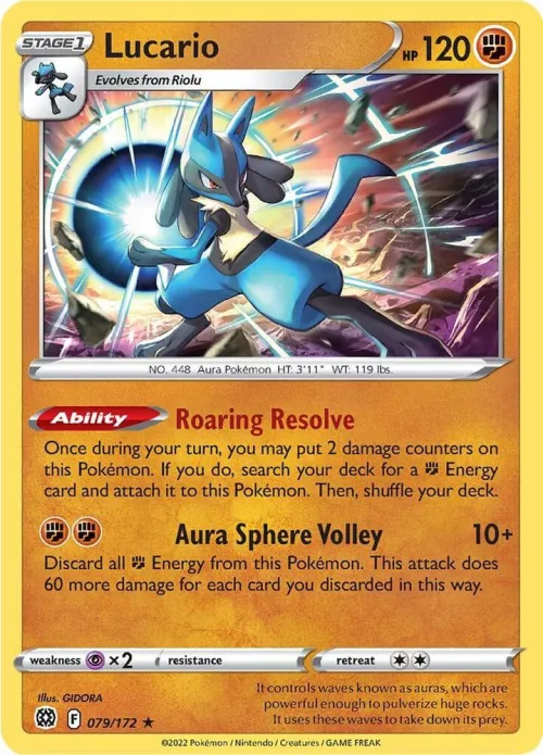 Lucario - Reverse Holo