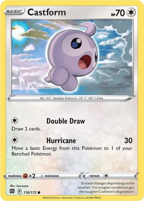 Castform - Reverse Holo