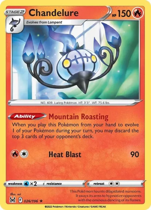 Chandelure - Holo