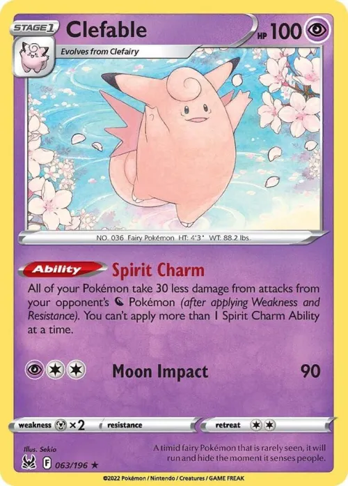 Clefable - Reverse Holo