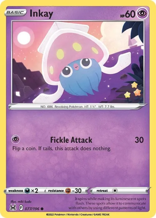 Inkay (077) - Reverse Holo