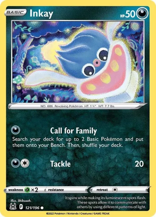 Inkay (121) - Reverse Holo