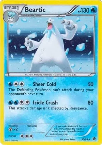 Beartic - Cracked Ice Holo