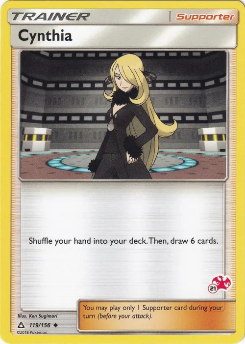 Cynthia - 50 Pikachu Stamped