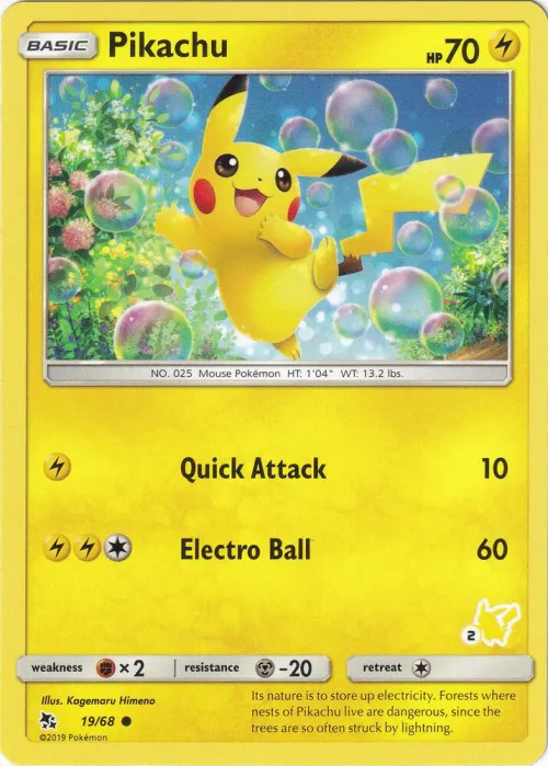 Pikachu - 15 Pikachu Stamped