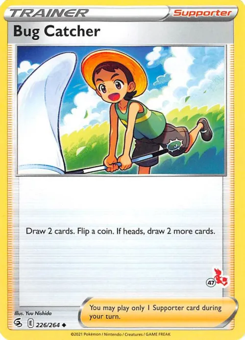 Bug Catcher - 26 Pikachu Stamped