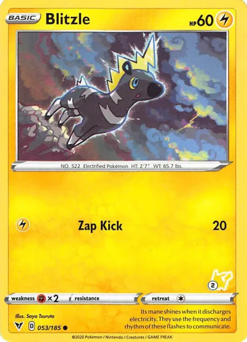 Blitzle - 15 Pikachu Stamped