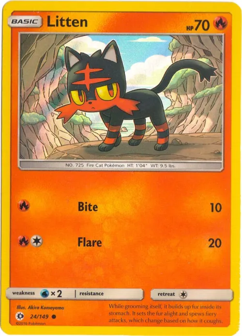 Litten - Cosmos Holo