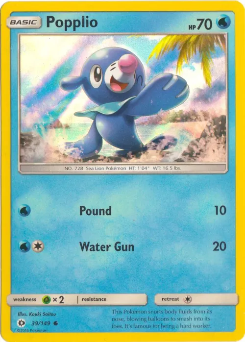 Popplio - Cosmos Holo