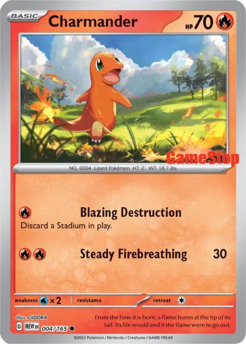 Charmander - Reverse Cosmos Holo Costco Exc