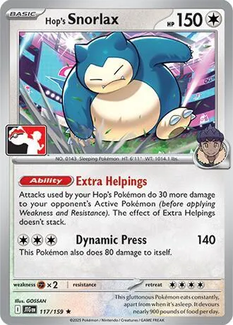 Hop's Snorlax - Cosmos Holo