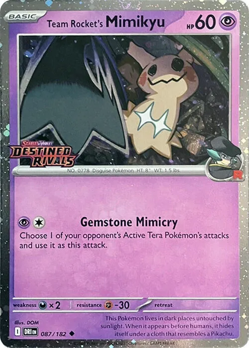 Team Rocket's Mimikyu - Staff