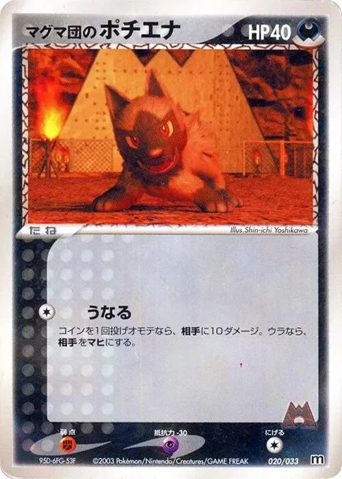 Team Magma's Poochyena - 1st Edition