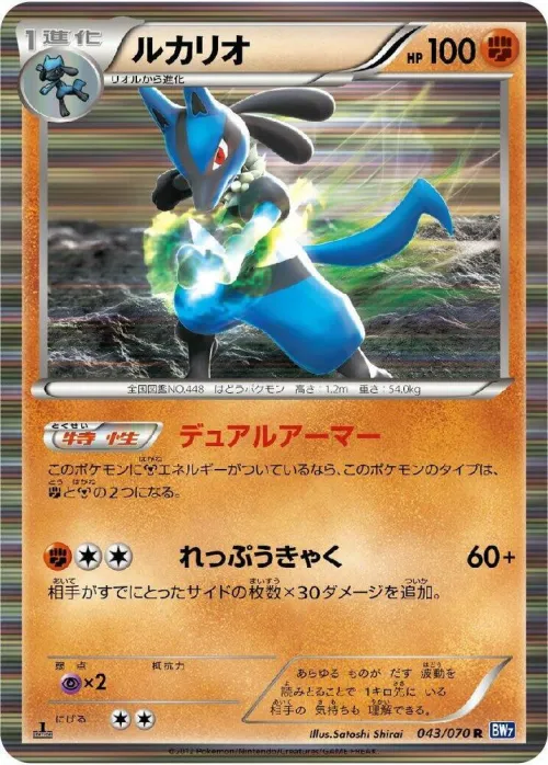 Lucario - 1st Edition Holo