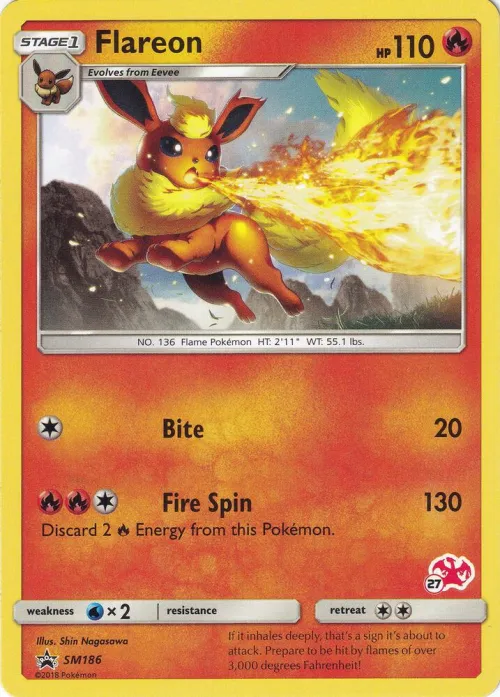 Flareon - 27 Charizard Stamped