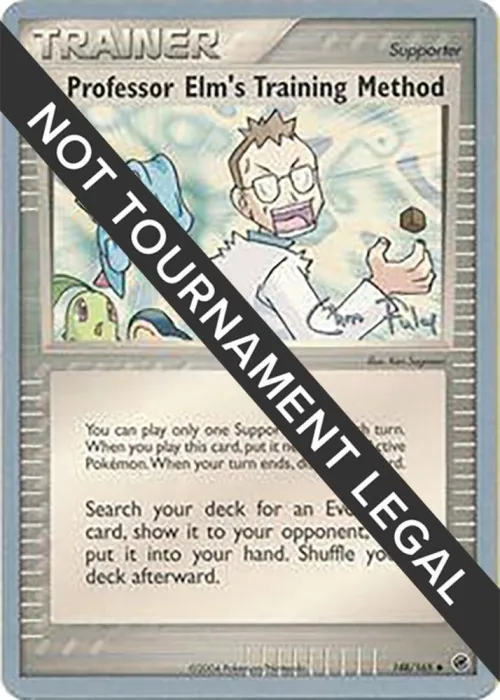Professor Elm's Training Method - 2004 Reed Weichler