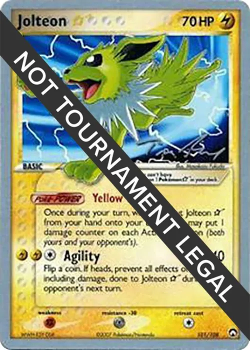 Jolteon Star - 2008 Jason Klaczynski