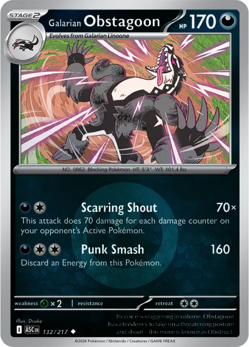 Galarian Obstagoon - Energy Symbol Pattern