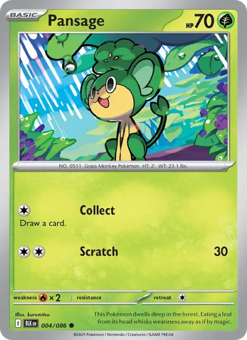 Pansage - Master Ball Pattern