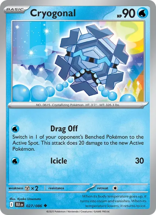 Cryogonal - Poke Ball Pattern