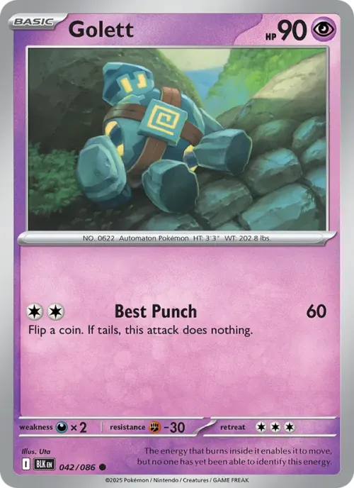 Golett - Poke Ball Pattern