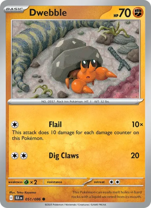 Dwebble - Poke Ball Pattern