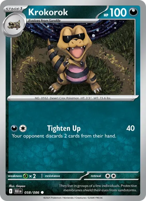 Krokorok - Reverse Holo