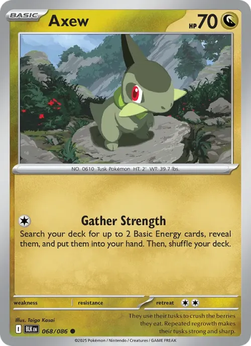 Axew - Poke Ball Pattern