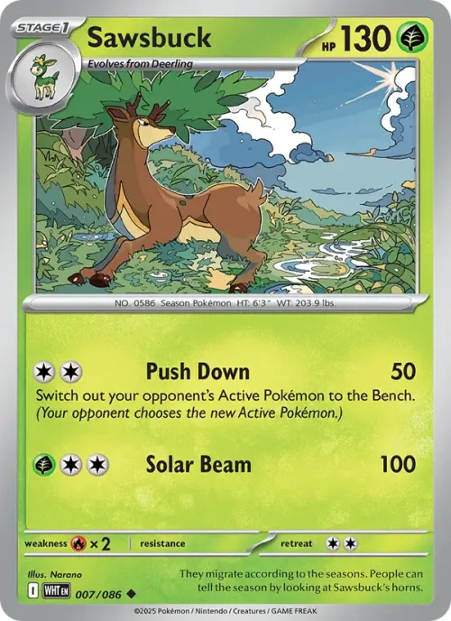 Sawsbuck - Poke Ball Pattern
