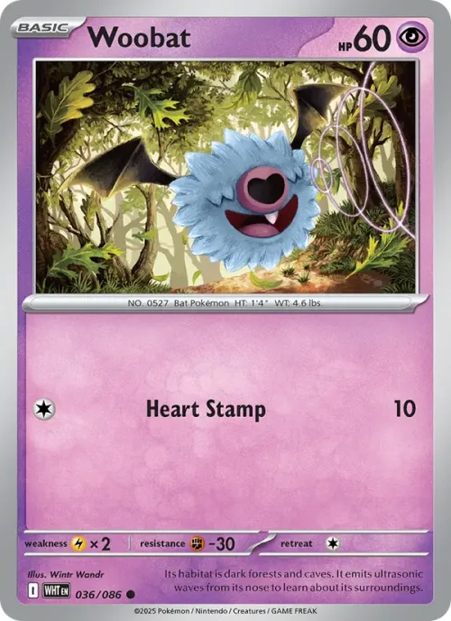 Woobat - Poke Ball Pattern