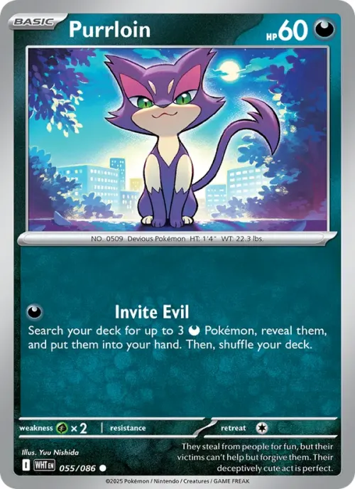 Purrloin - Poke Ball Pattern