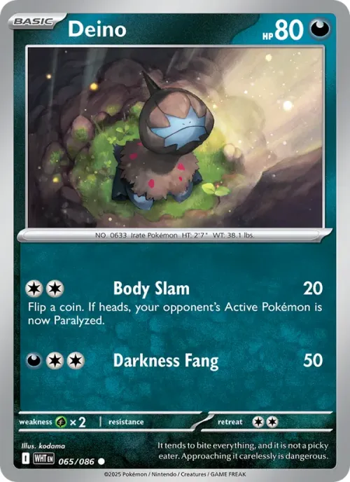 Deino - Poke Ball Pattern