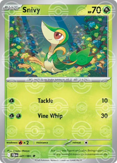 Snivy - Poke Ball Pattern