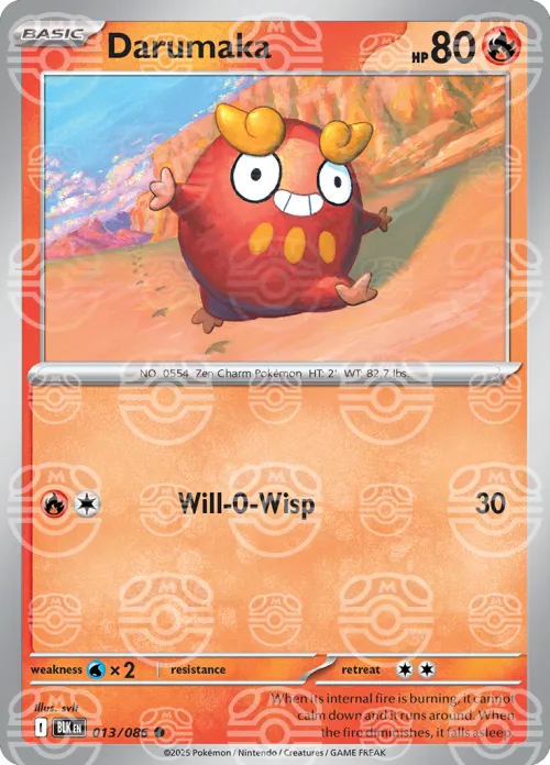 Darumaka - Master Ball Pattern