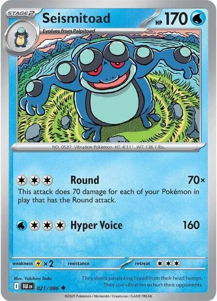 Seismitoad - Reverse Holo