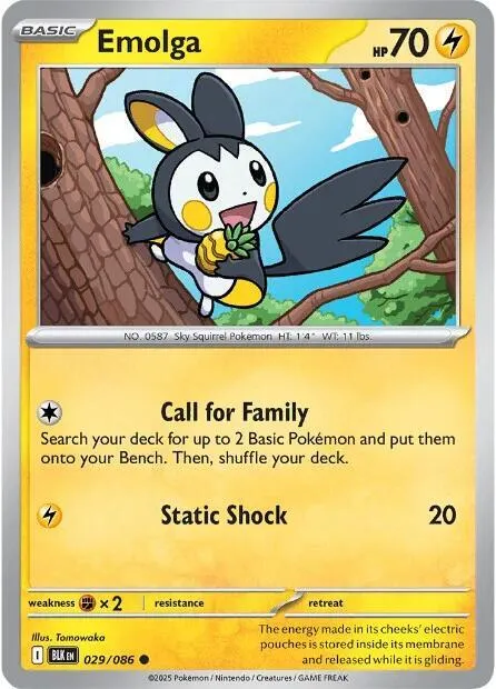Emolga - Reverse Holo