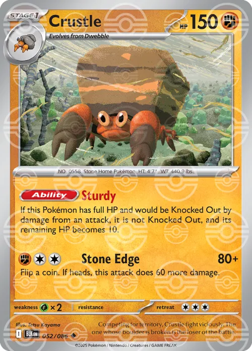 Crustle - Poke Ball Pattern
