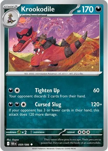 Krookodile - Reverse Holo