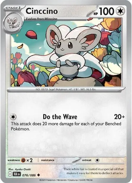 Cinccino - Reverse Holo